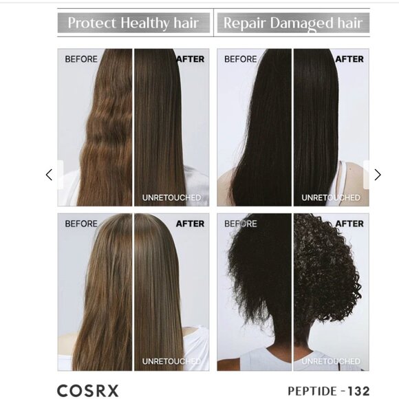 NWT COSRX Peptide- 132 Ultra Perfect Hair Bonding Shampoo & Treatment - Picture 3 of 17